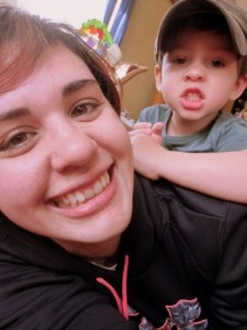 Just being silly with Big D